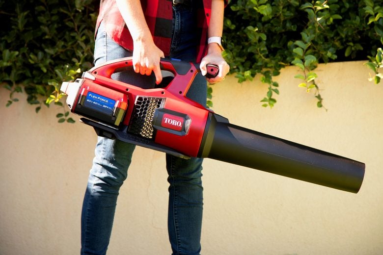 Toro battery discount powered blower