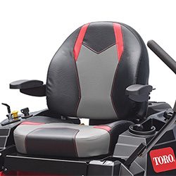 45.7 cm High Back Seat with Armrests